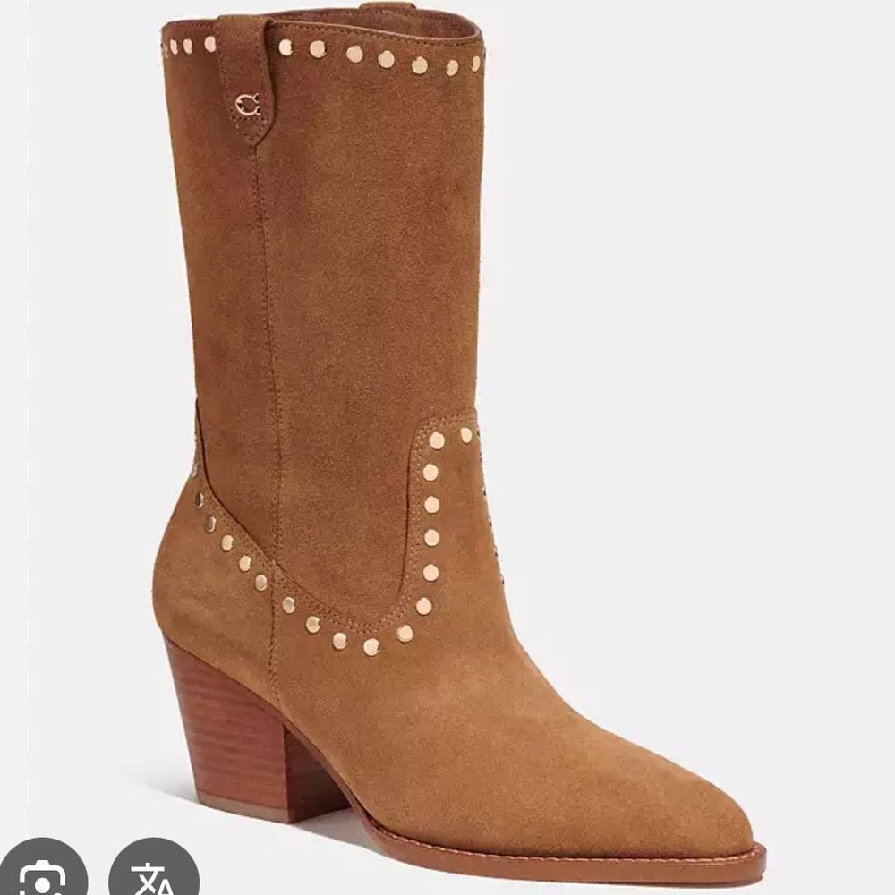 Coach Pheobe Bootie Suede Size 6.5
